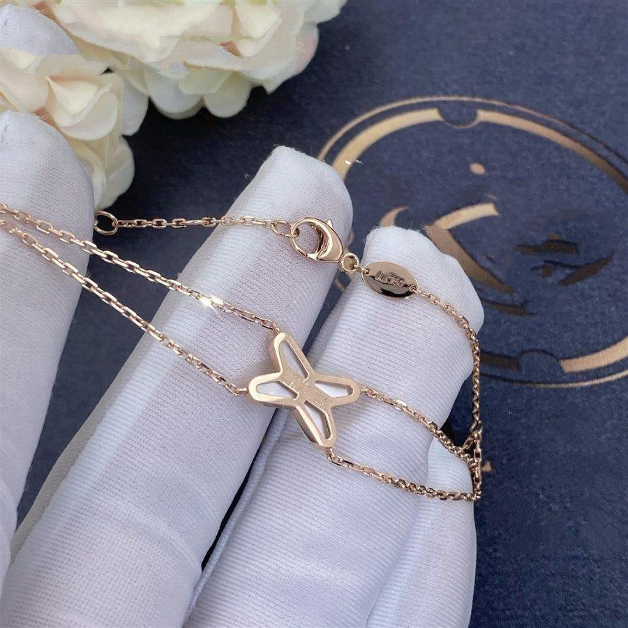 Lume Jewelry JEUX ブレスレット 白蝶貝 ピンクゴールド 1ポイントダイヤ