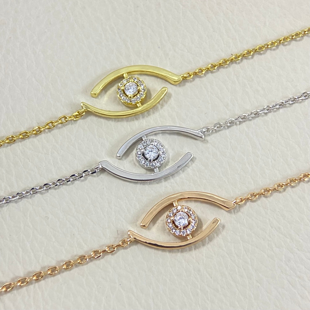 [Lume Jewelry]Lucky Eye Pave-Set Diamond Bracelet