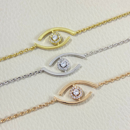 [Lume Jewelry]Lucky Eye Pave-Set Diamond Bracelet