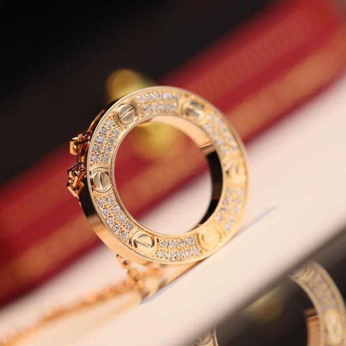 Lume Jewelry ラブネックレス アジャスタブル ローズゴールド