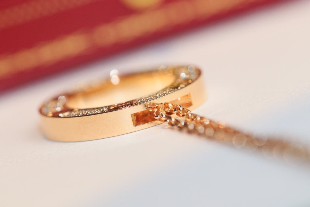 Lume Jewelry ラブネックレス アジャスタブル ローズゴールド