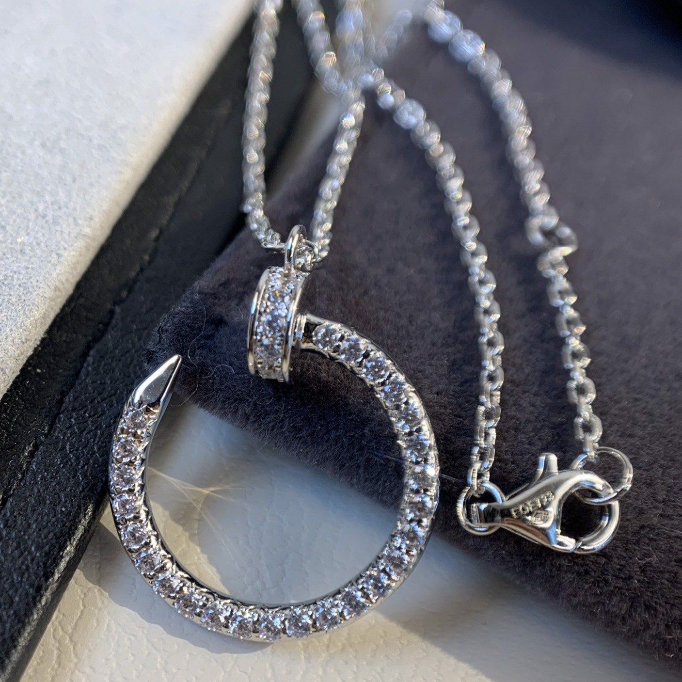 Lume Jewelry JUSTE ネックレス シルバーダイヤモンド
