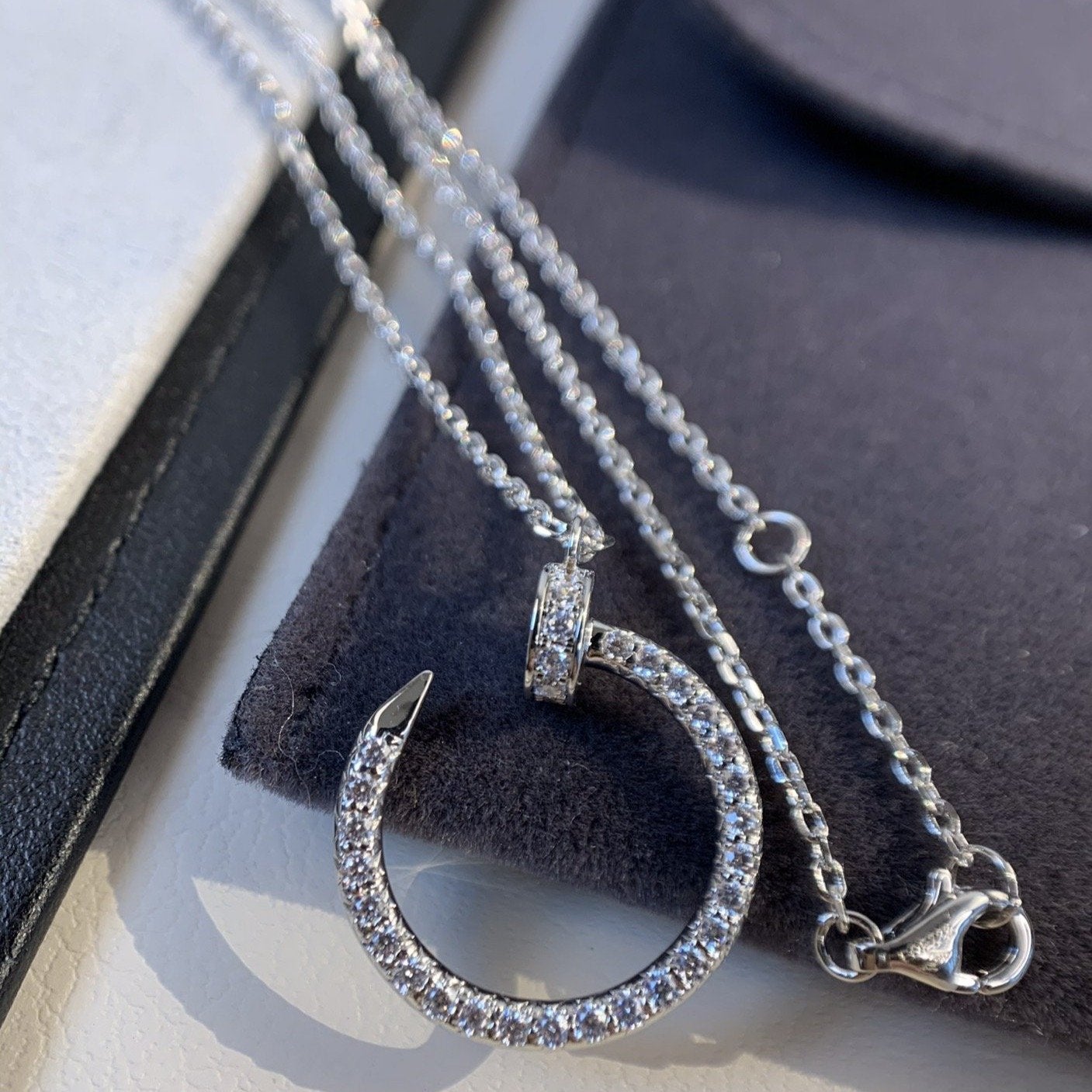 Lume Jewelry JUSTE ネックレス シルバーダイヤモンド
