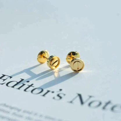 ¡®Lume Jewelry¡¯LOVE EARRINGS GOLD 10MM