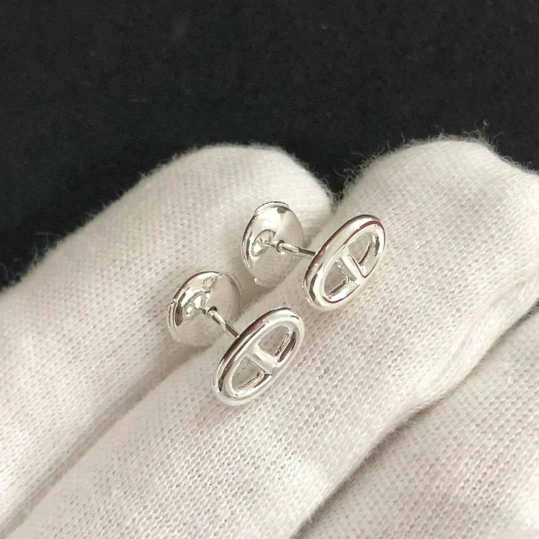¡®Lume Jewelry¡¯CHAINE SMALL EARRINGS GOLD AND SILVER