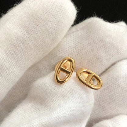 ¡®Lume Jewelry¡¯CHAINE SMALL EARRINGS GOLD AND SILVER