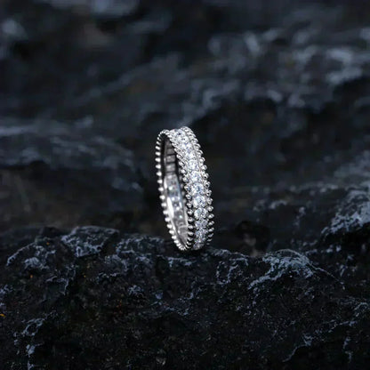 ¡®Lume Jewelry¡¯PERLEE DIAMOND SILVER RING