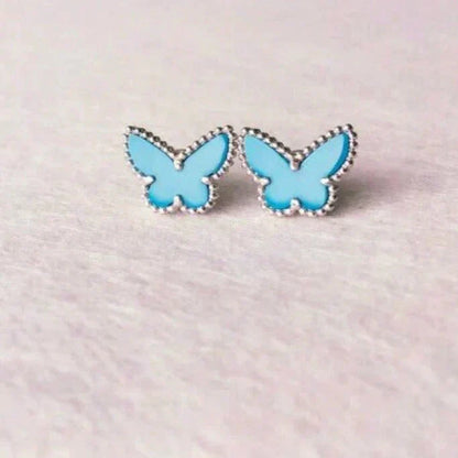 ¡®Lume Jewelry¡¯BUTTERFLY TURQUOISE EARRINGS SILVER