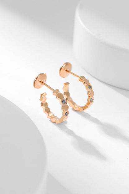 Lume Jewelry 『BEE LOVE ダイヤモンドフープピアス』