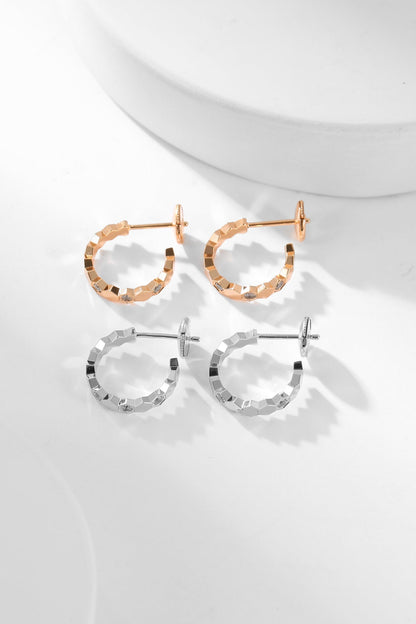 Lume Jewelry 『BEE LOVE ダイヤモンドフープピアス』