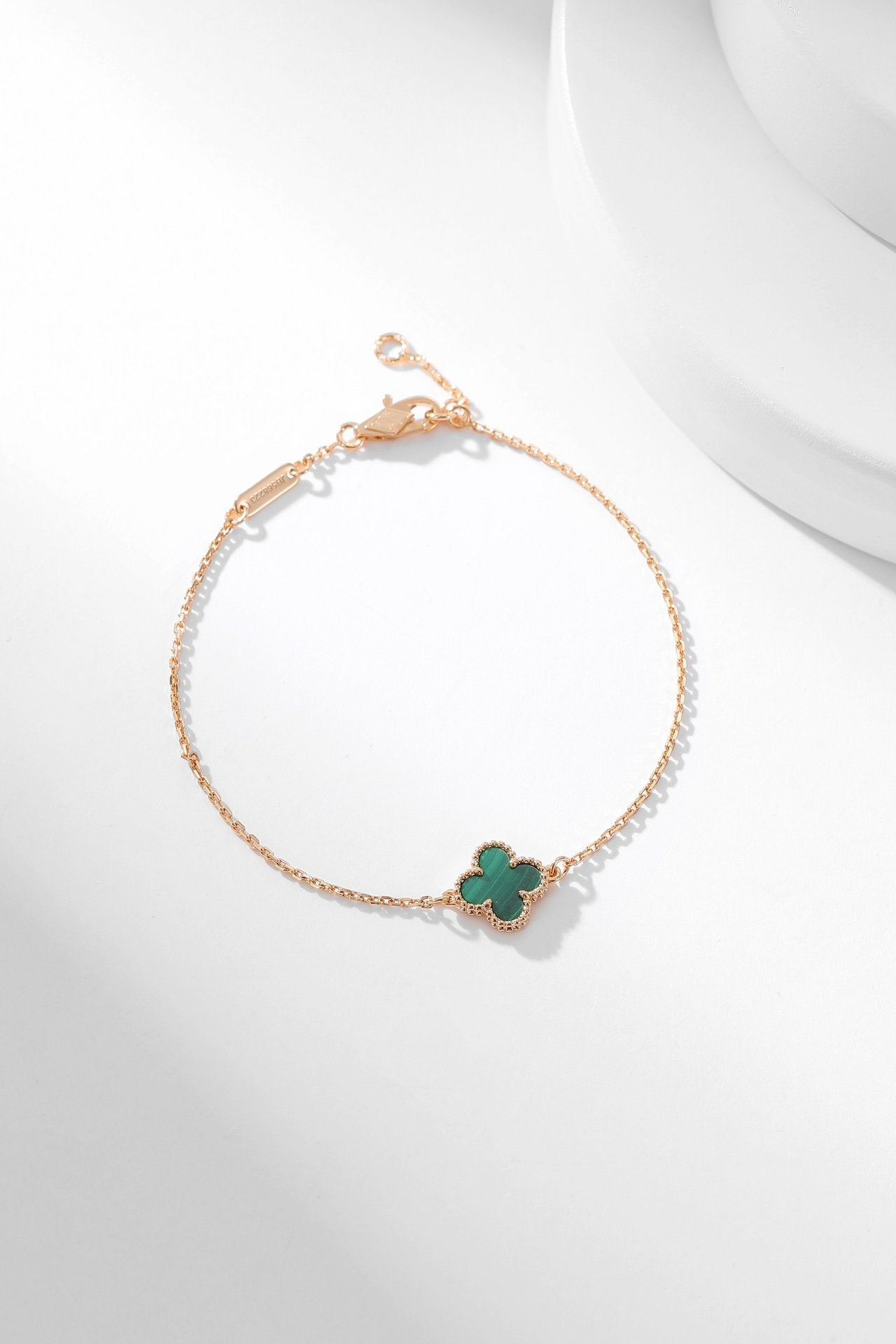 Lume Jewelry クローバーブレスレット マラカイト 1モチーフ