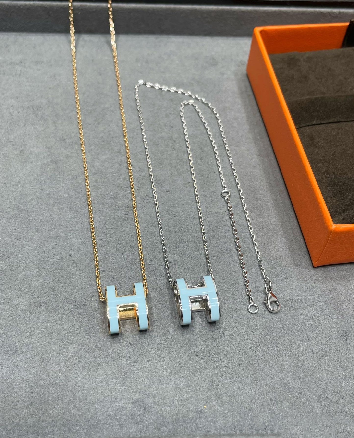 ¡®Lume Jewelry¡¯POP H SKY BLUE NECKLACE