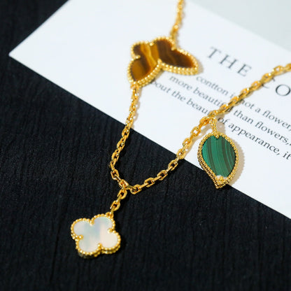 Lume Jewelry ラッキー スプリング 5モチーフ ゴールド ブレスレット