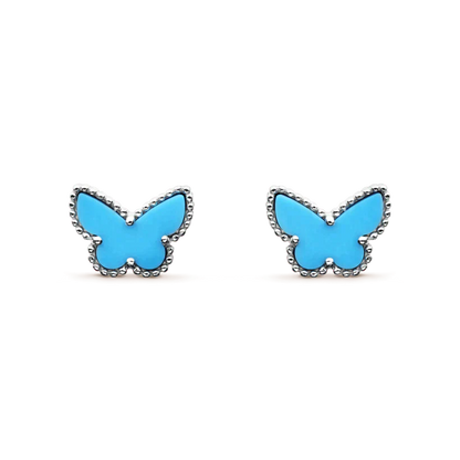 ¡®Lume Jewelry¡¯BUTTERFLY TURQUOISE EARRINGS SILVER