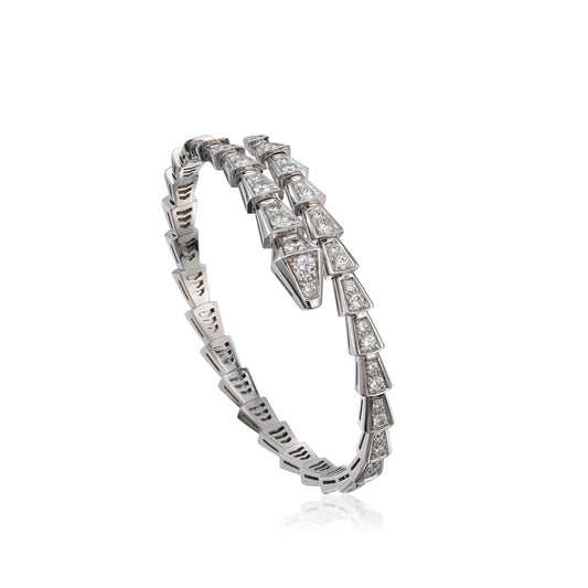 [Lume Jewelry]SERPENTI BRACELET 6MM SILVER DIAMOND