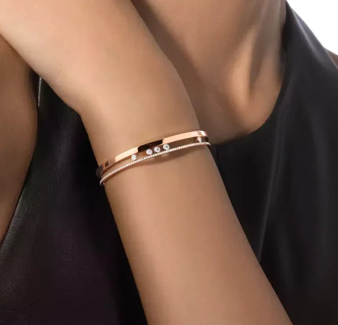 [Lume Jewelry]M Roman Diamond Bracelet