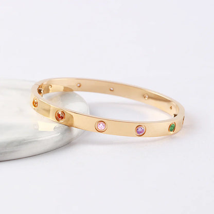 [Lume Jewelry]2026 NEW 6.1MM COLORED GEMSTONE BRACELET