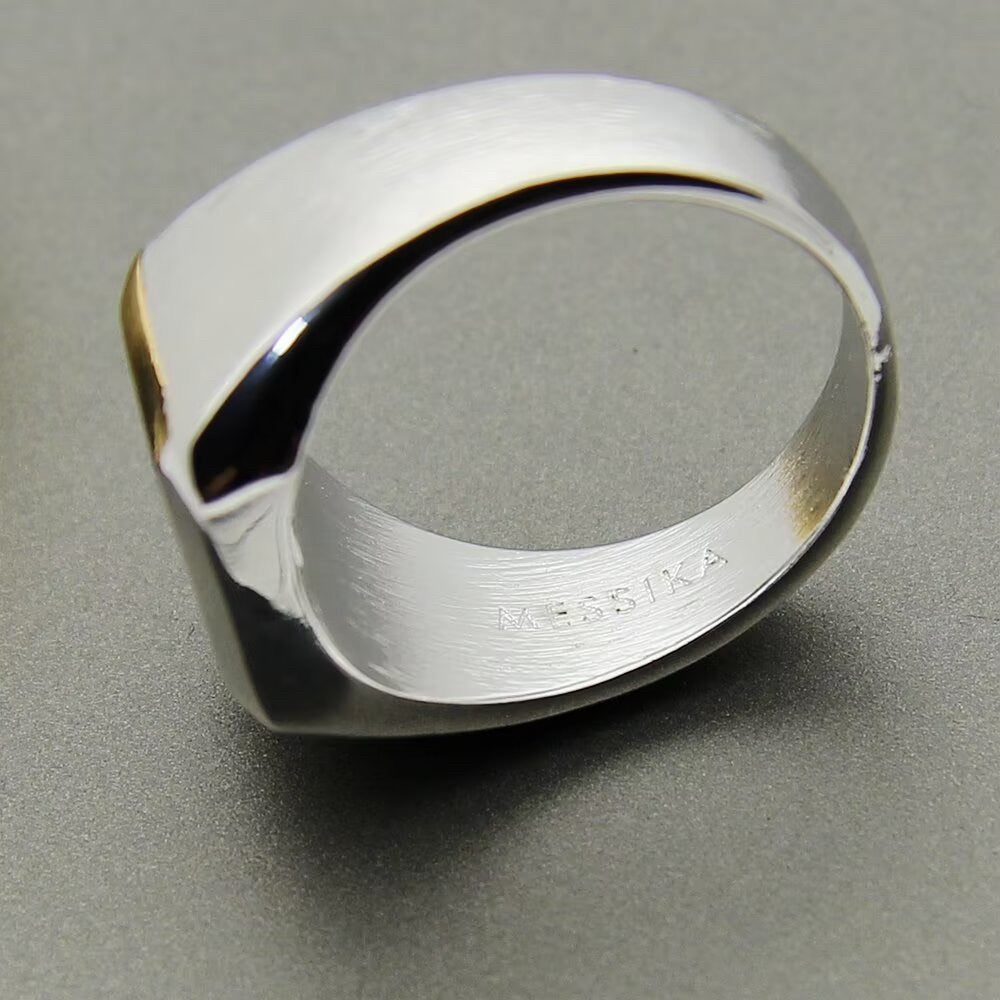 [Lume Jewelry] My Move Natural Titanium Signet Ring