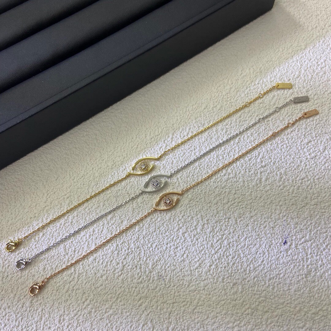 [Lume Jewelry]Lucky Eye Sliding Diamond Bracelet