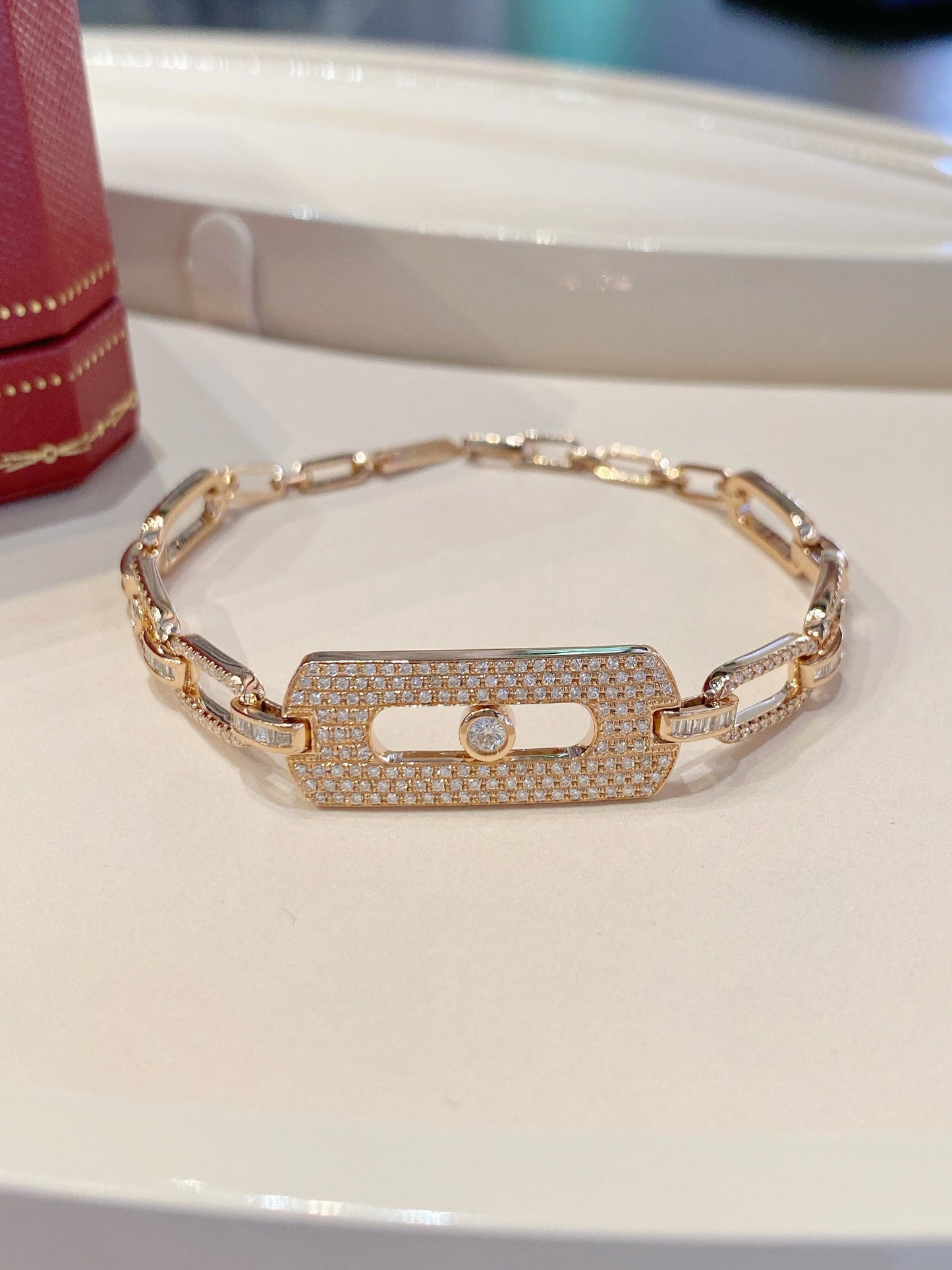 [Lume Jewelry]My Move Pavé Chain Bracelet