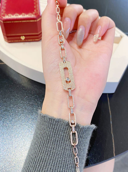 [Lume Jewelry]My Move Pavé Chain Bracelet