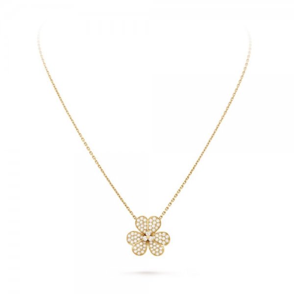 Lume Jewelry フラワーダイヤモンドネックレス