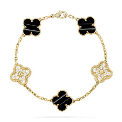 [Lume Jewelry]New  CLOVER 5 MOTIF PULSAR STONE BRACELET COLLECTION