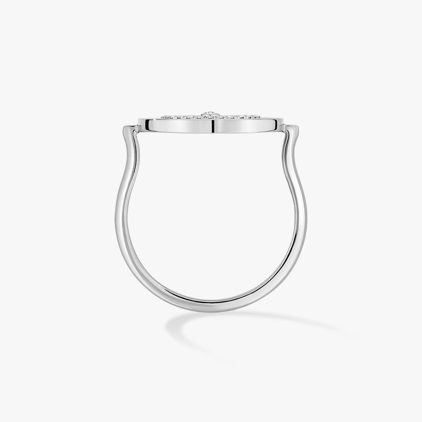 [Lume Jewelry]LUCKY MOVE PAVED SILVER DIAMOND RING