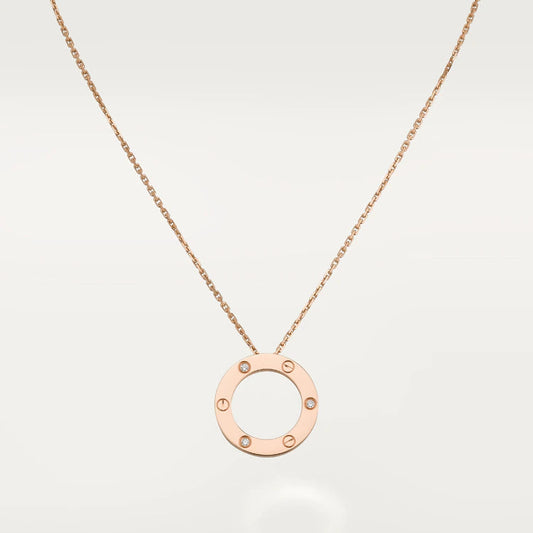 ¡®Lume Jewelry¡¯LOVE NECKLACE 16MM 3 DIAMONDS
