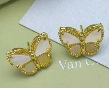 [Lume Jewelry] 26 NEW CLOVER LUCKY LIGHT YELLOW AND WHITE SET