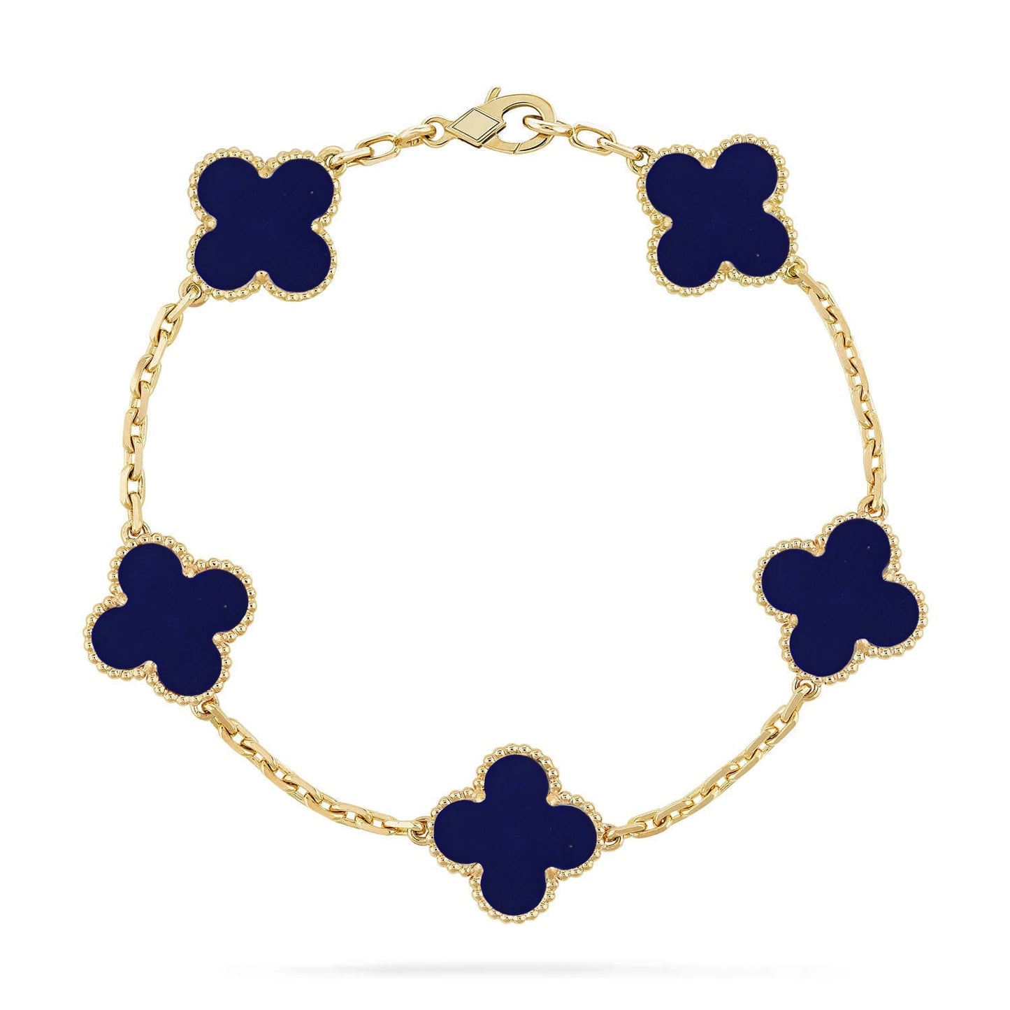 [Lume Jewelry]New CLOVER 5 MOTIF LAPIS LAZULI BRACELET COLLECTION