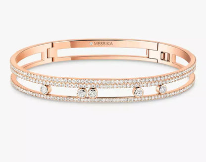 [Lume Jewelry]M Roman Full Diamond Bracelet