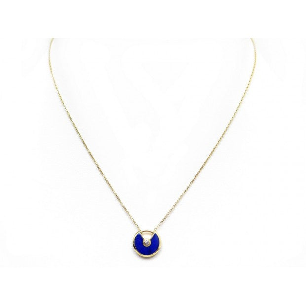 Lume Jewelry「アミュレット」ローズゴールドアゲートネックレス