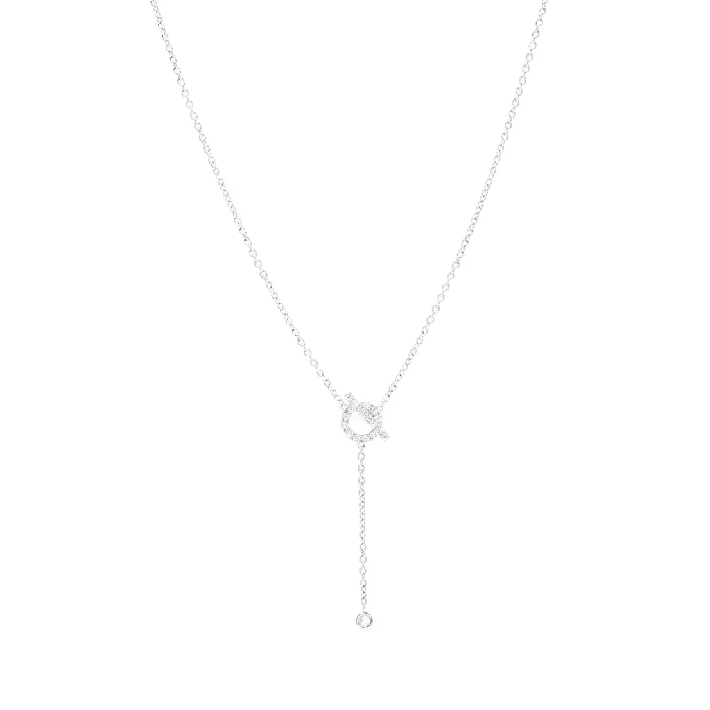 ¡®Lume Jewelry¡¯FINESSE SILVER DIAMOND NECKLACE