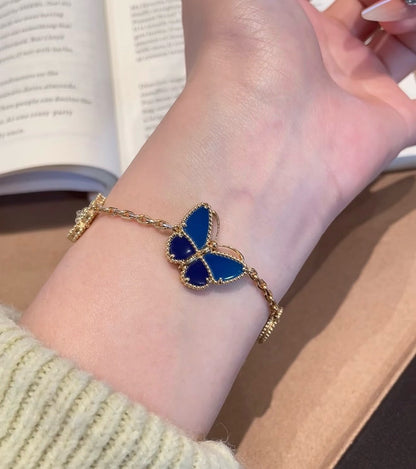 [Lume Jewelry]LUCKY SPRING BUTTERFLY 5 MOTIF BRACELET