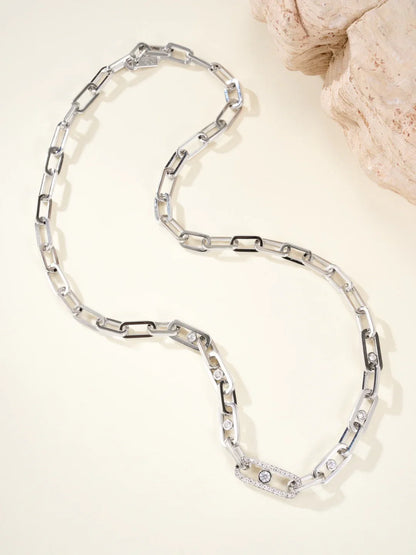 [Lume Jewelry] MK NEW SLIDING DIAMOND NECKLACE