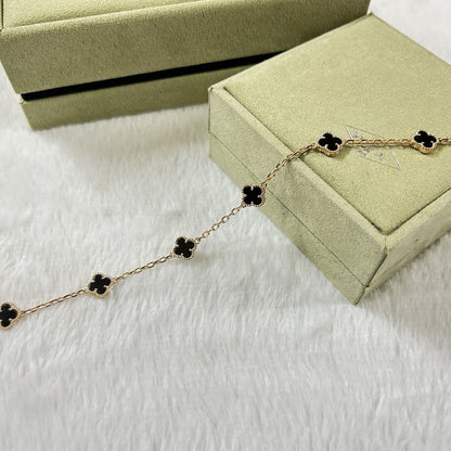 [¡®Lume Jewelry¡¯]CLOVER 6 MOTIF  ONYXS BRACELET