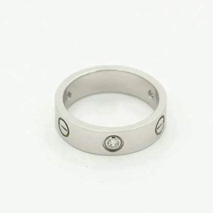 ¡®Lume Jewelry¡¯LOVE RING 5.5MM 3 DIAMONDS SILVER