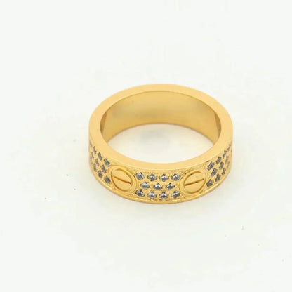 ¡®Lume Jewelry¡¯LOVE RING 5.5MM DIAMONDS PAVED