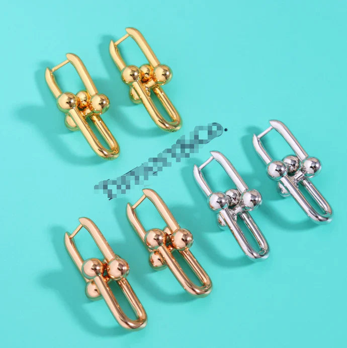 [Lume Jewelry]TF HORSESHOE BUCKLE EARRINGS