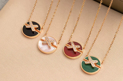 ¡®Lume Jewelry¡¯JEUX DE ROSE GOLD DIAMOND NECKLACE
