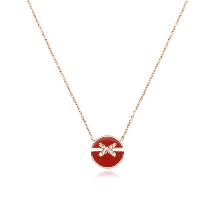 ¡®Lume Jewelry¡¯JEUX DE ROSE GOLD DIAMOND NECKLACE