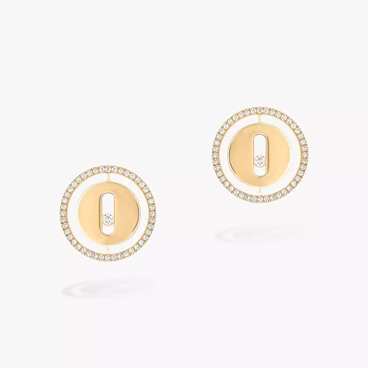 [Lume Jewelry]Lucky Move Diamond Earrings