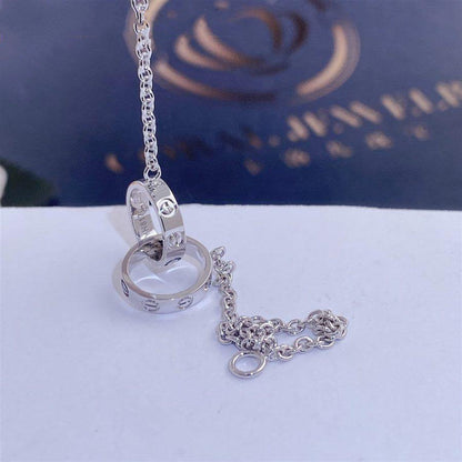Lume Jewelry ラブネックレス アジャスタブル ローズゴールド