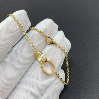 Lume Jewelry ラブネックレス アジャスタブル ローズゴールド