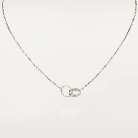 ¡®Lume Jewelry¡¯LOVE NECKLACE PINK GOLD AND SILVER