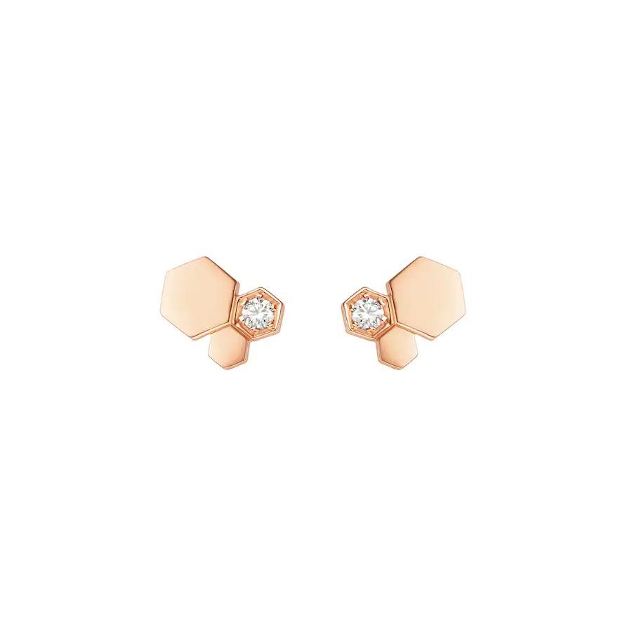 Lume Jewelry 『BEE LOVE PINK GOLD DIAMOND EARRINGS』