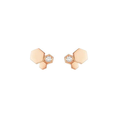 Lume Jewelry 『BEE LOVE PINK GOLD DIAMOND EARRINGS』