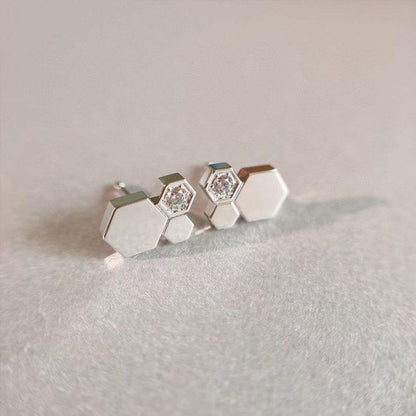 Lume Jewelry BEE LOVE シルバーダイヤモンドピアス