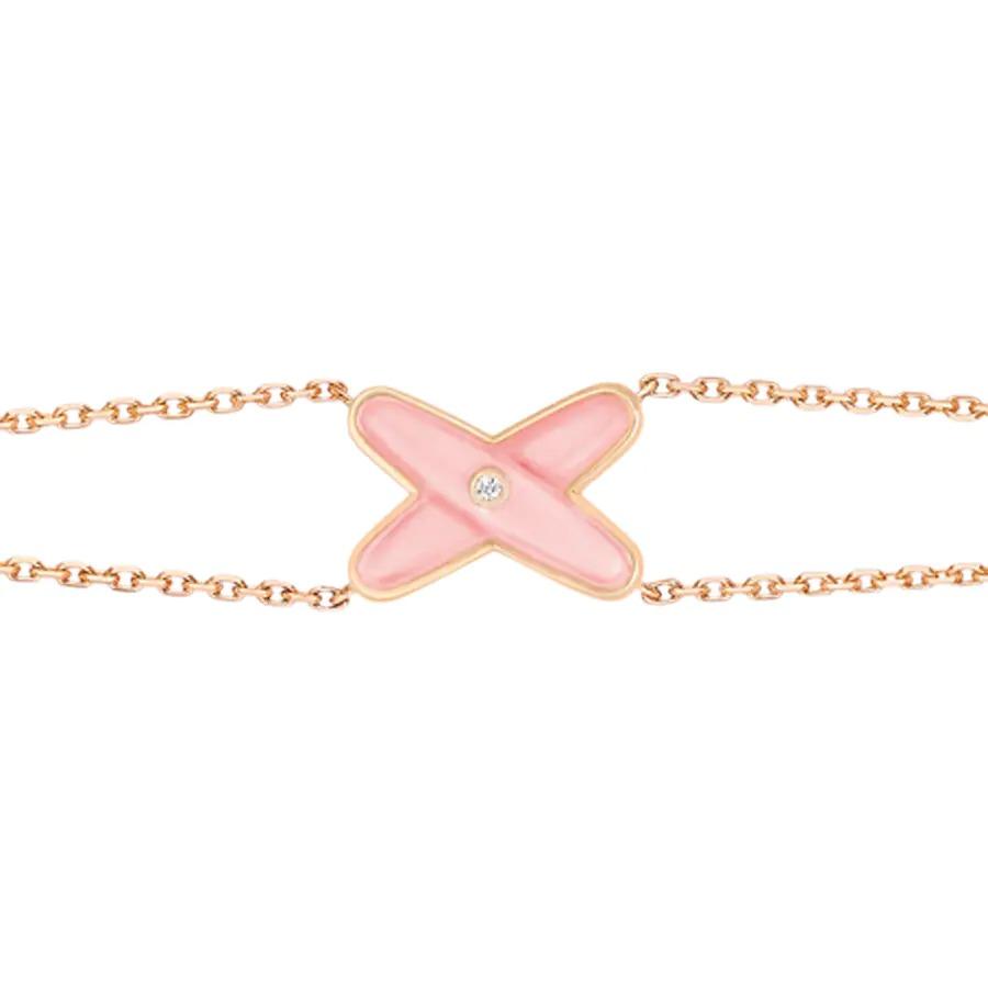 Lume Jewelry 『JEUX ブレスレット ピンクMOP ピンクゴールド 1ダイヤモンド』